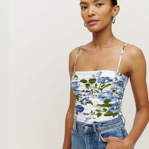 The Reformation Orion Top NWT Never Worn Floral Luca Size 4